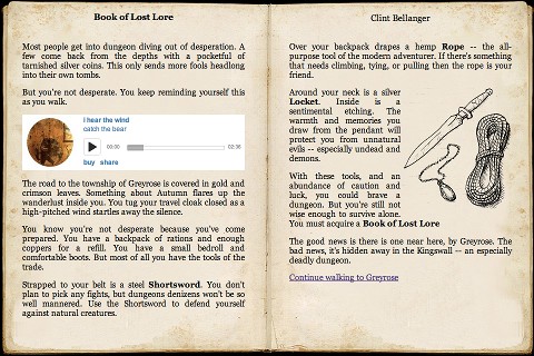 Book of Lost Lore screenshot